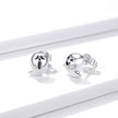 925 Sterling Silver Oxidized Silver Earrings