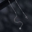 925 Sterling Silver 3mm Moissanite Necklace for Women