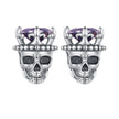 925 Sterling Silver Earrings with Pavé Setting CZ 10*9mm for Women