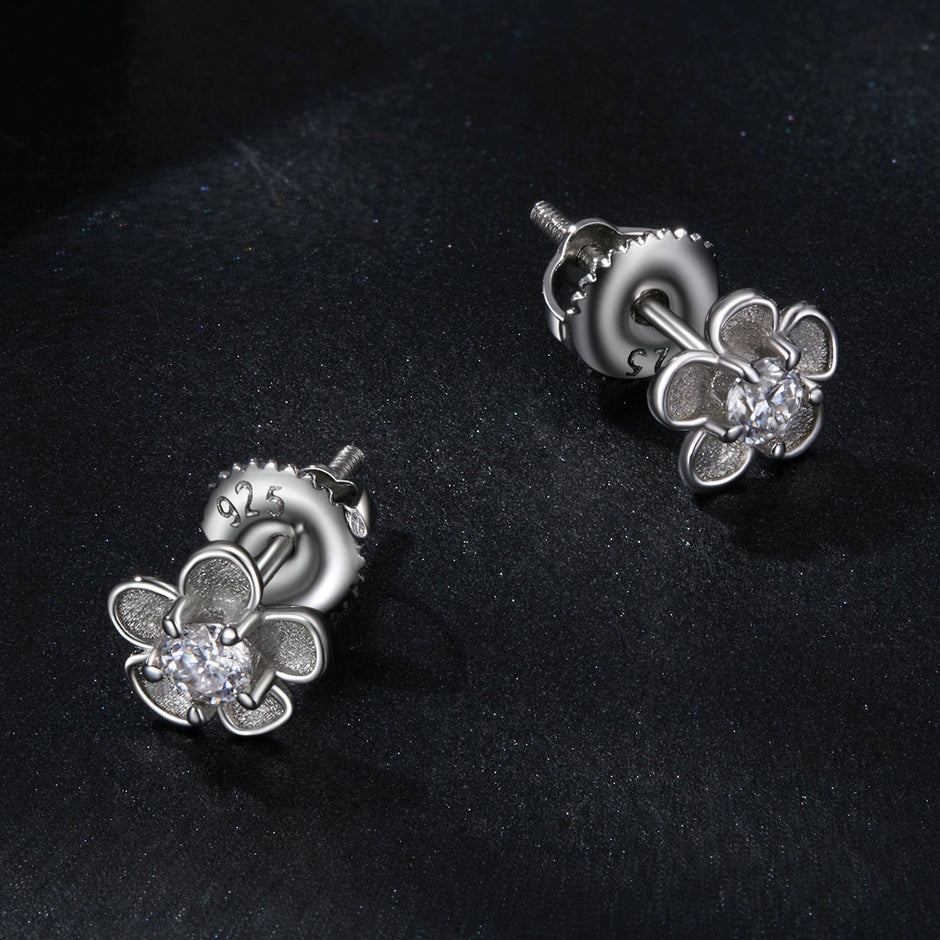 S925 Sterling Silver 3.00 Carat Moissanite Earrings for Women