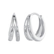 925 Sterling Silver Pavé Setting CZ Earrings for Women