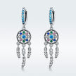 925 Sterling Silver Oxidized Silver Pavé CZ Earrings for Women, Size: 4*1 cm