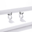 925 Sterling Silver Earrings with Quality Shell Pearl