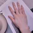 925 Sterling Silver Oxidized 6mm Ring