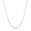 925 Sterling Silver Platinum Plated 45cm Chain Length Necklace for Women