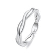 925 Sterling Silver Pavé Setting CZ Ring