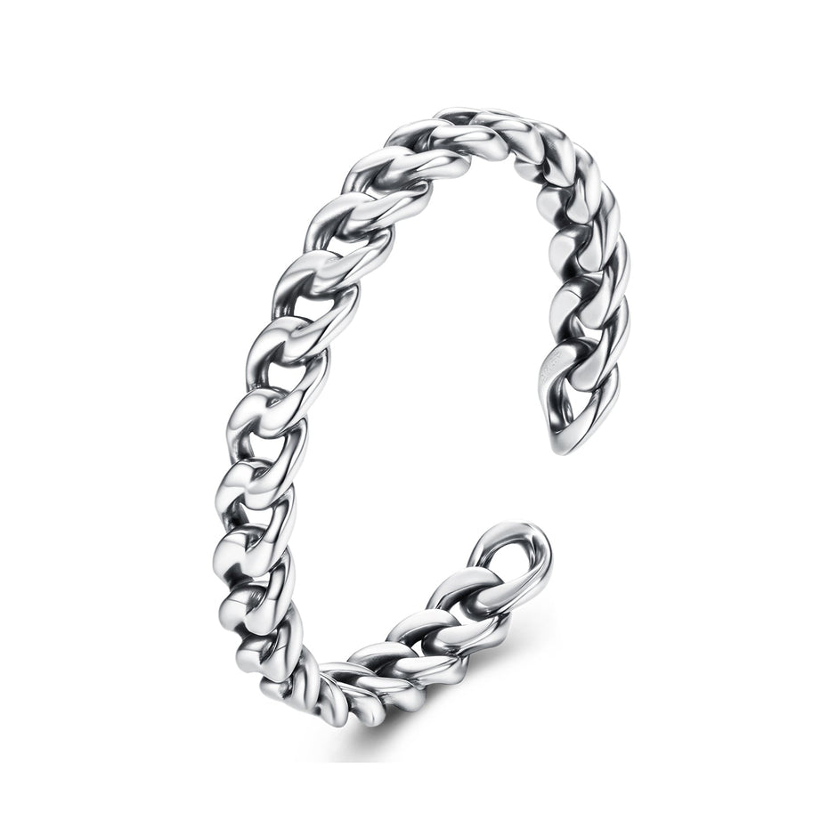 925 Sterling Silver Oxidized Silver Ring for Women