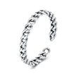 925 Sterling Silver Oxidized Silver Ring for Women