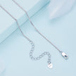 925 Sterling Silver Platinum Plated 45cm Chain Length Necklace for Women