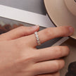 925 Sterling Silver Ring for Women - Style E, 0.4cm Width