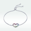 925 Sterling Silver Bracelet with Pavé Setting CZ