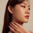925 Sterling Silver Oxidized Silver Earrings