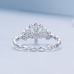 925 Sterling Silver Opal Nanometer Stone Ring Size 6.0 for Women