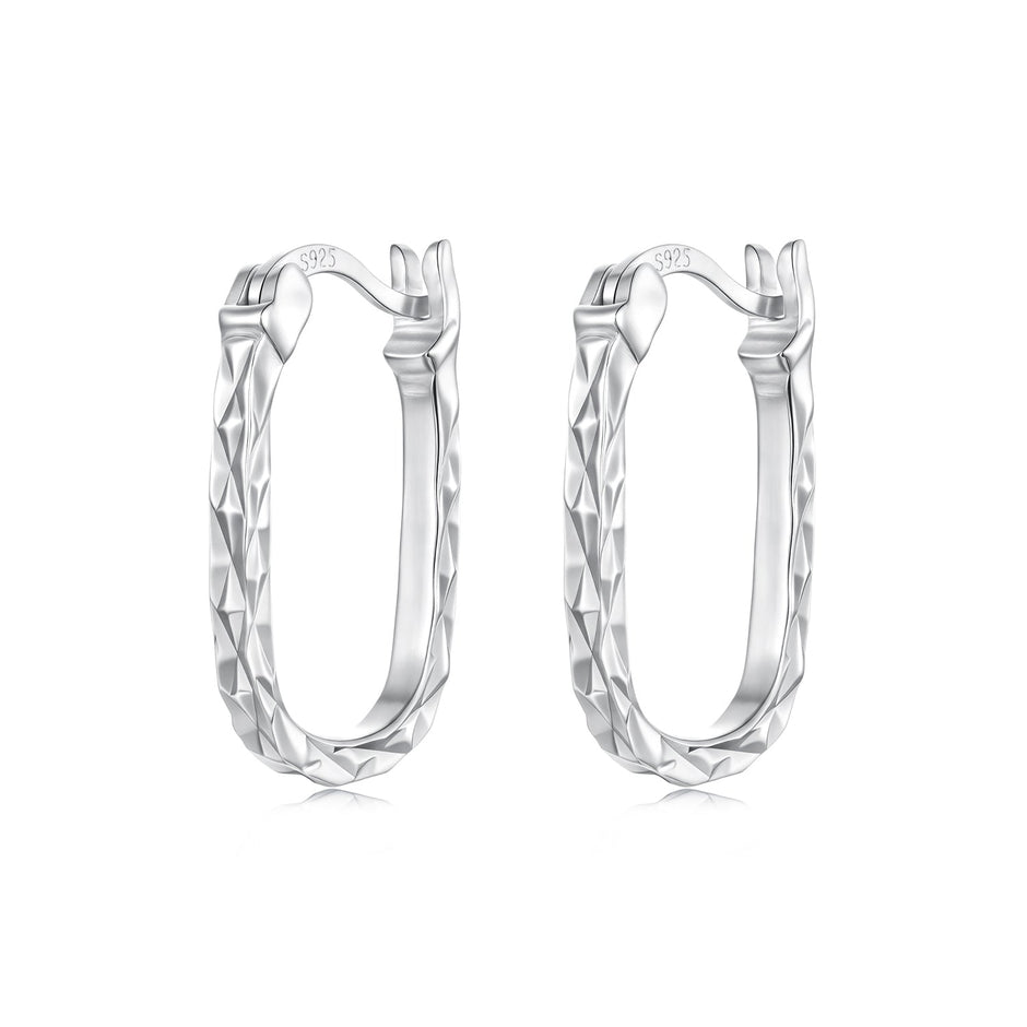 925 Sterling Silver Hoop Earrings for Women