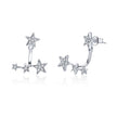 925 Sterling Silver Pavé Setting Earrings for Women