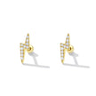 925 Sterling Silver Earrings with Pavé Setting CZ for Women