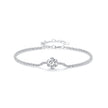 925 Sterling Silver 1 Carat Moissanite Bracelet for Women