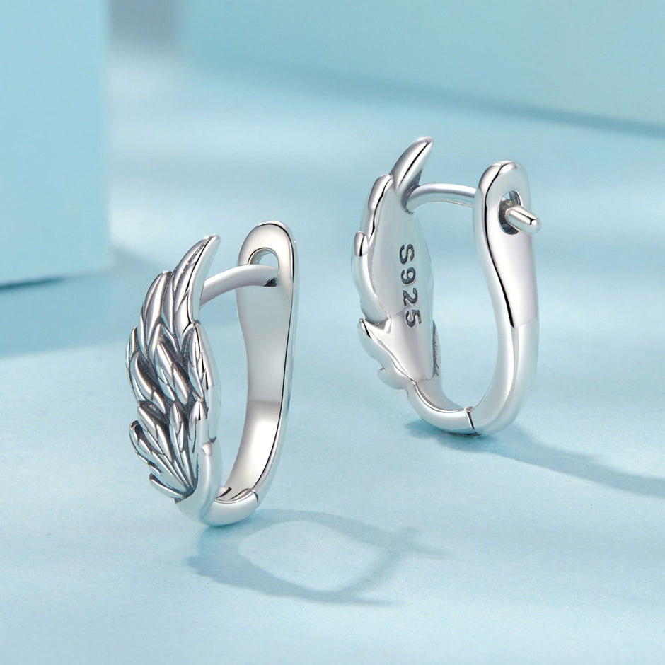925 Sterling Silver Earrings with Oxidized Finish, 1.3x0.5cm for Women