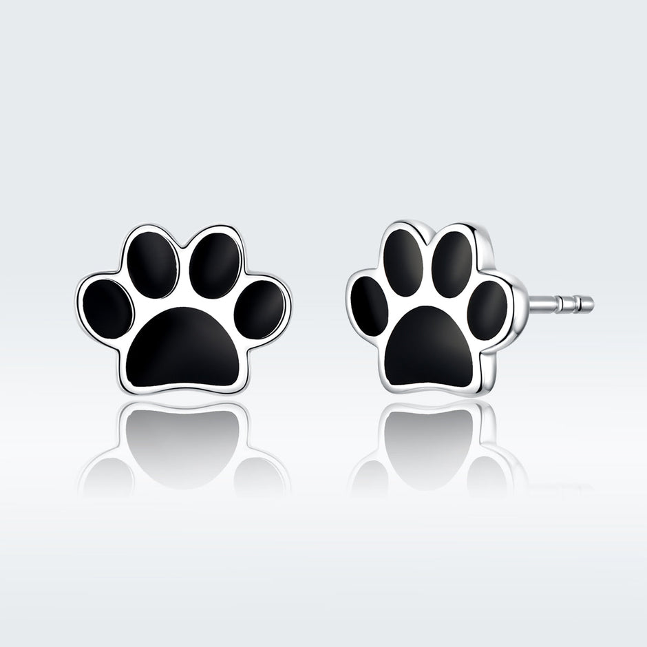 925 Sterling Silver Earrings with Enamel Finish