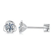 925 Sterling Silver 0.3 Carat Moissanite Earrings for Women