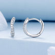 925 Sterling Silver Pavé CZ Earrings for Women