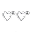 S925 Sterling Silver Earrings 0.6cm for Women