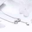 925 Sterling Silver Adjustable Necklace 38-45cm for Women
