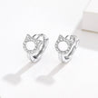 925 Sterling Silver CZ Earrings for Women