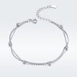 925 Sterling Silver Adjustable 19cm Bracelet for Women