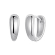 925 Sterling Silver Oxidized Earrings 12x5mm for Women