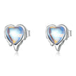 925 Sterling Silver Moonstone Earrings for Women