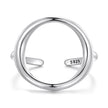 925 Sterling Silver Oxidized 1.8mm Wide Ring