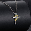 925 Sterling Silver 0.20 Carat Moissanite Necklace for Women