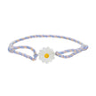925 Sterling Silver Plated Platinum Deep Seashell Bracelet 24cm Adjustable for Women