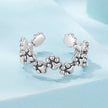 925 Sterling Silver Oxidized Silver 0.44cm Ring for Women