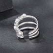 925 Sterling Silver Earrings with Moissanite and Freshwater Pearl for Women, 1.2*1.7cm, White Gold Plated
