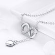 925 Sterling Silver Adjustable Necklace 38-45cm for Women
