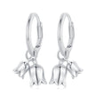 925 Sterling Silver Earrings for Women 20*10mm Oxidized Jewelry