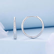 925 Sterling Silver Earrings with Pavé Setting CZ for Women
