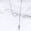 925 Sterling Silver Adjustable Necklace 38-45cm for Women