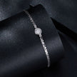 S925 Sterling Silver 5.0mm Moissanite Bracelet for Women