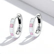 S925 Sterling Silver Enamel Oxidized Earrings