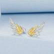 925 Sterling Silver Earrings with White Gold Plating for Women