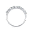 925 Sterling Silver Plated Moissanite Ring Size 5 for Women