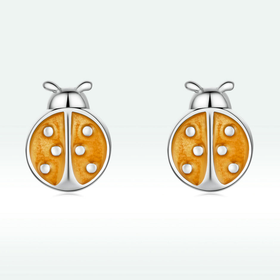 S925 Sterling Silver Enamel Earrings for Women