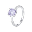 925 Sterling Silver Ring with Pavé Setting CZ, Size 6.0