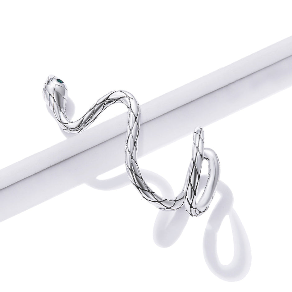 925 Sterling Silver Oxidized 2.5x1.9 cm Pavé Setting CZ Earrings for Women
