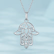 S925 Sterling Silver Plated Platinum Adjustable Necklace for Women