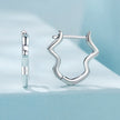 925 Sterling Silver & Oxidized Silver Earrings for Women