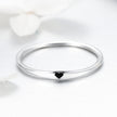 925 Sterling Silver Ring - Size 5.0, 2mm Width, S925 for Women